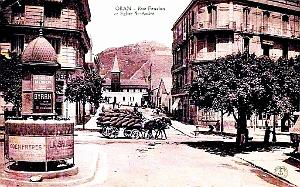 Oran - Rue Fenelon et Eglise Saint-Andre - 1915